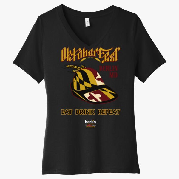 Women's Relaxed Jersey Short Sleeve V Neck Tee Thumbnail